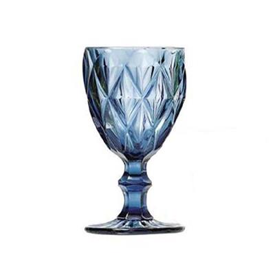 TAÇA BICO DE ABACAXI AZUL