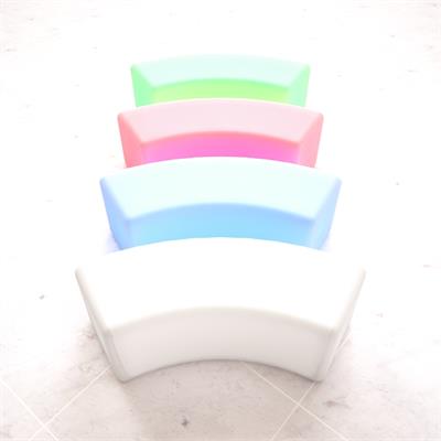 PUFF LED CURVO - 113X40X40
