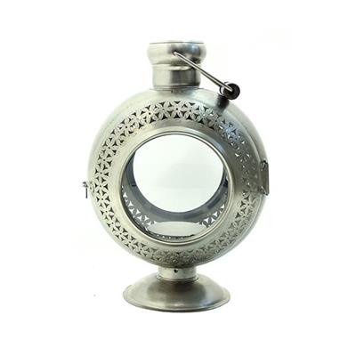 LANTERNA DE FERRO E VIDRO